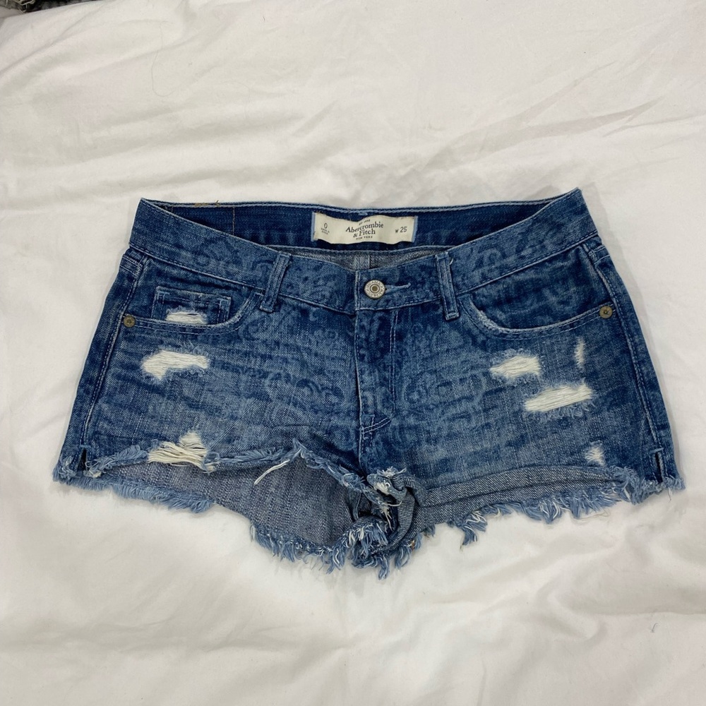 Abercrombie Jean shorts size 25